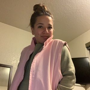 Berne pink insulated sherpa vest